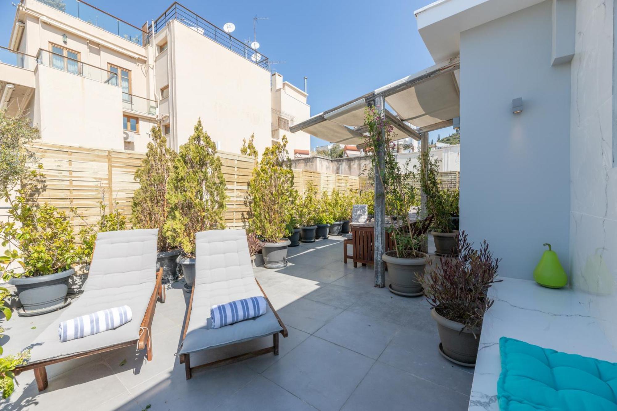 Top Kolonaki Studio+Terrace Stunning Acropolis Views Афіни Екстер'єр фото